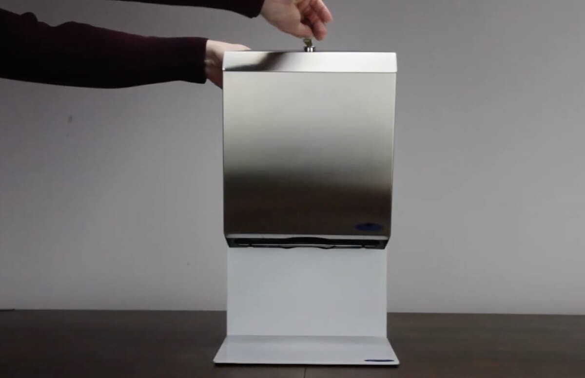 Commercial paper towel dispenser example