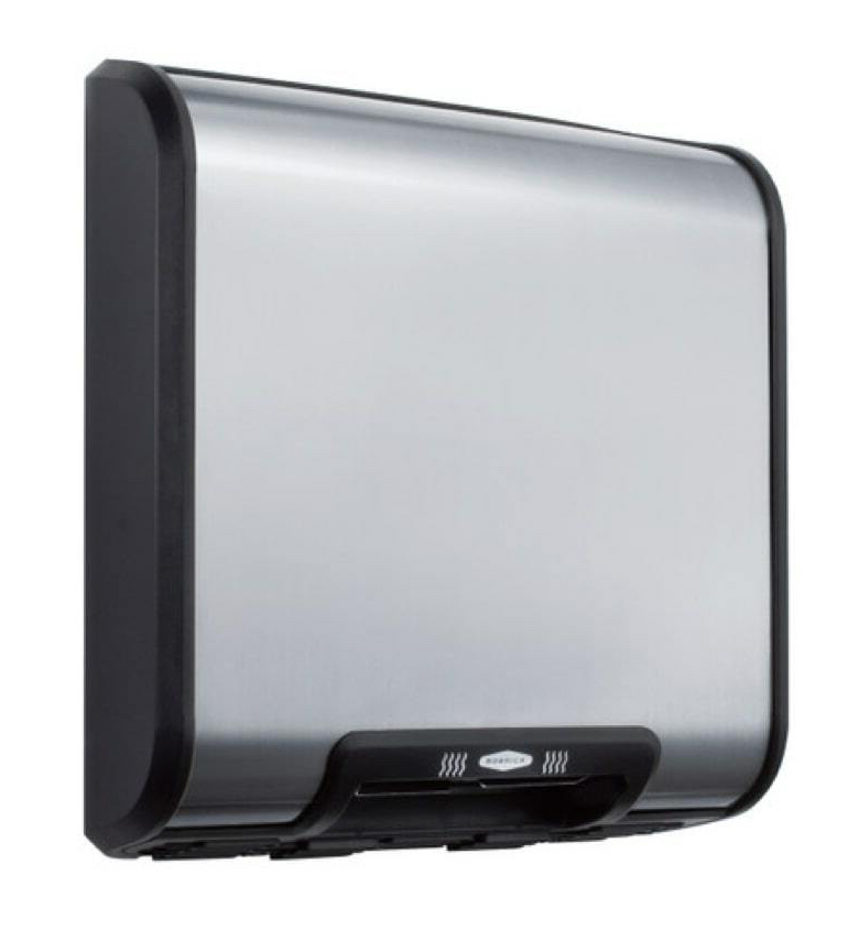 Single commercial hand dryer